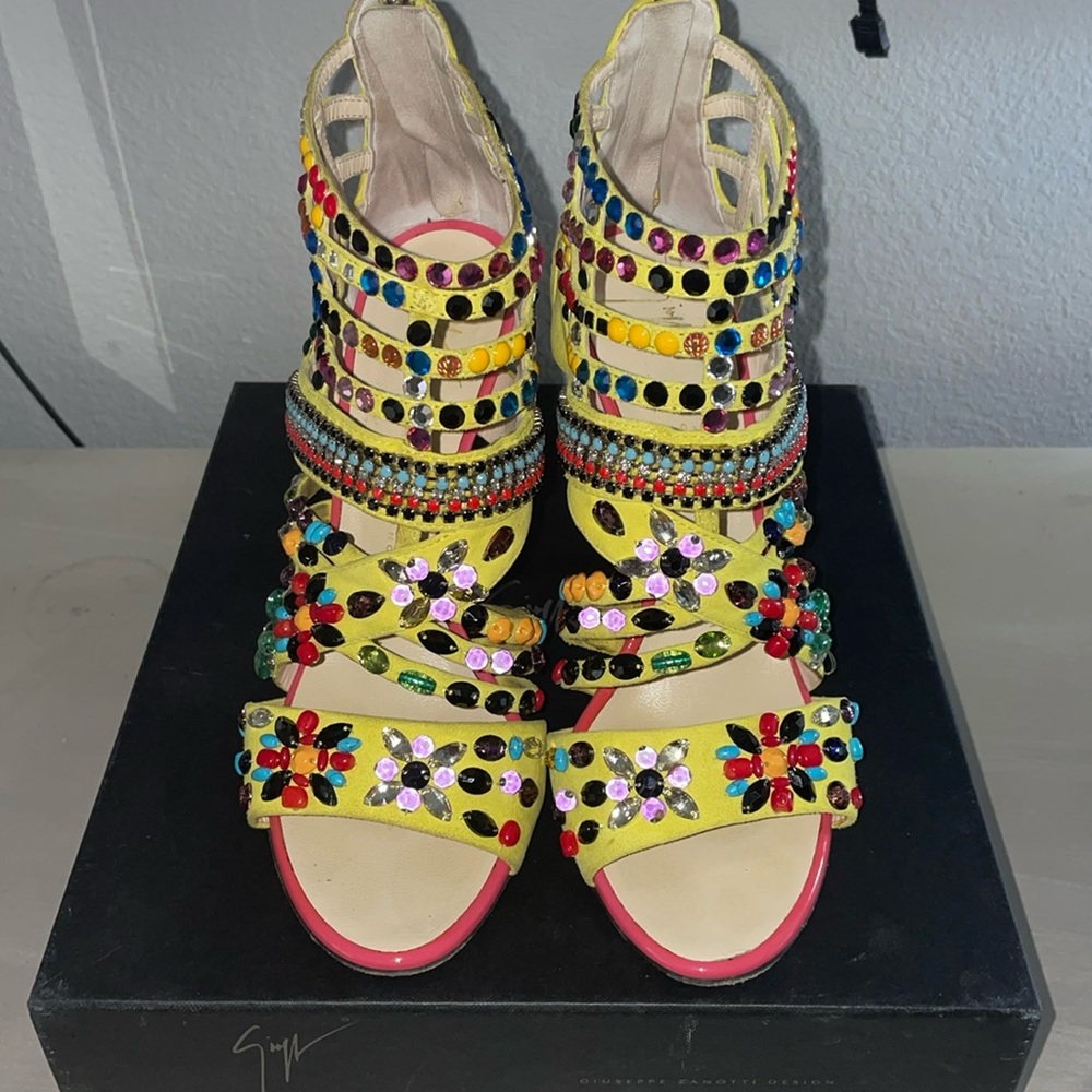 Bedazzled heels